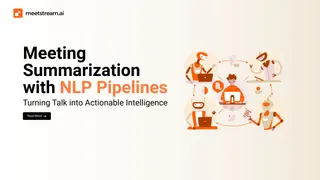 Automated Meeting Summaries: Building an NLP Pipeline
