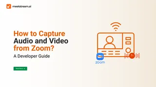 Zoom Meeting Recording API: Capture Audio and Video