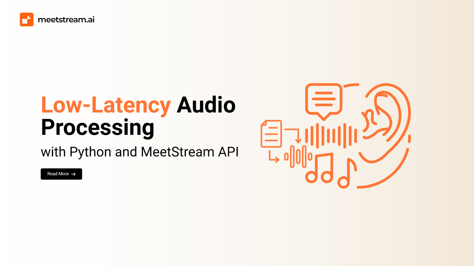 Low-Latency Audio Processing in Python | MeetStream