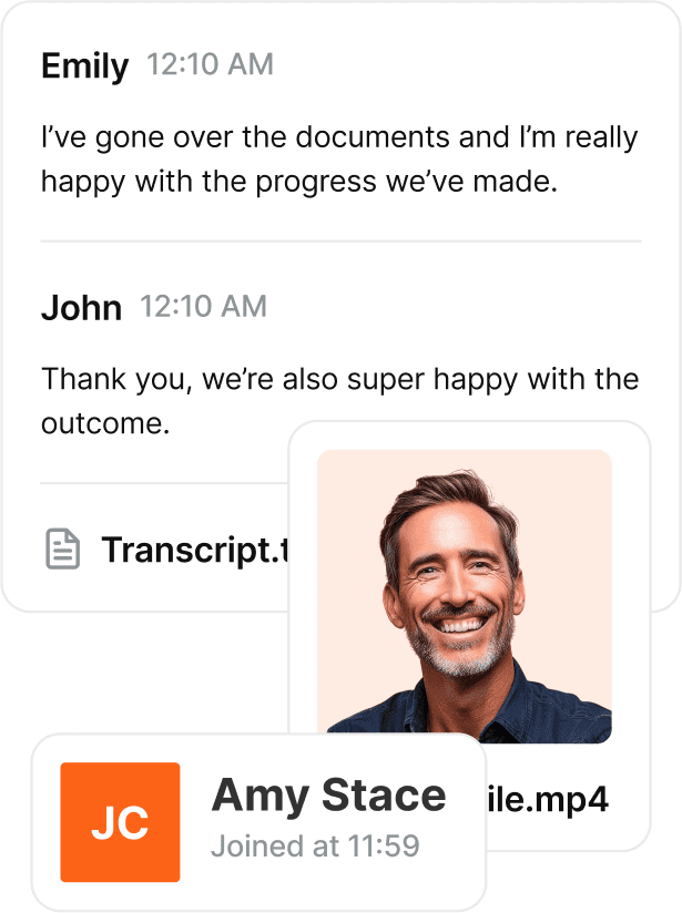 Coaching AI analyzing filler words using MeetStream real-time audio